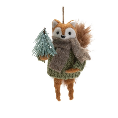 Fox Plush Ornament