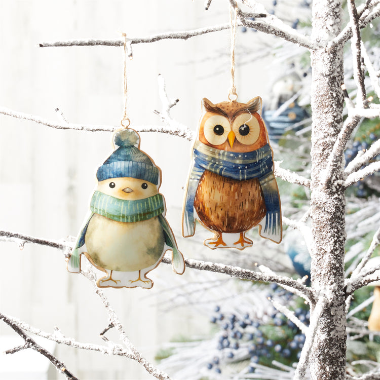 Winter Bird Iron Ornament