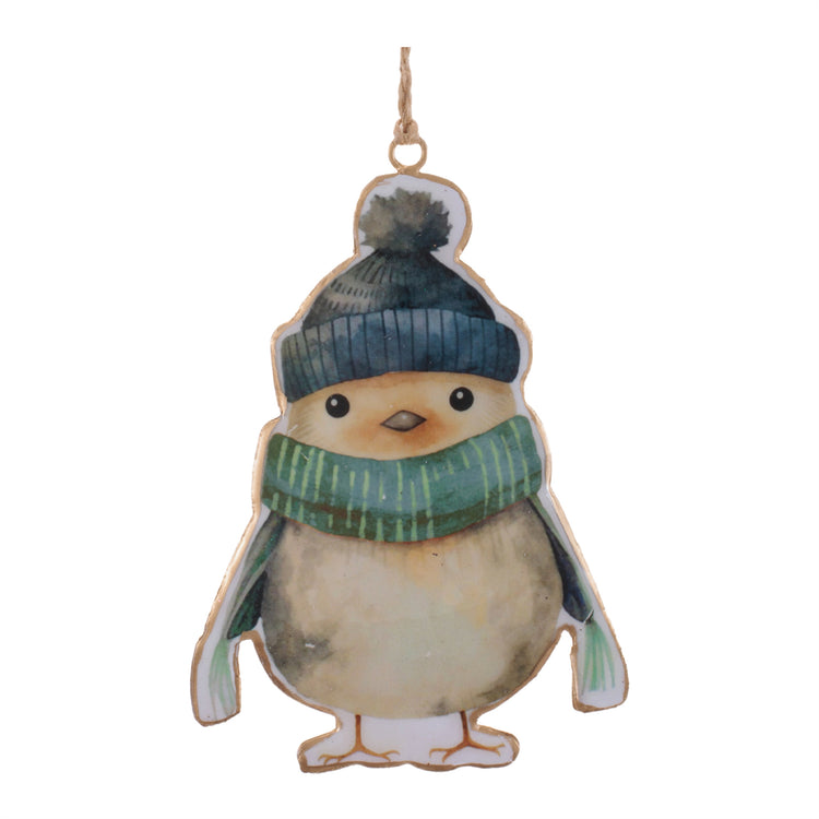 Winter Bird Iron Ornament