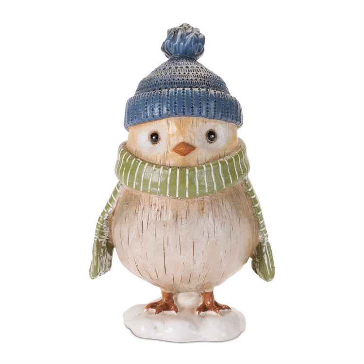 Standing Winter Bird Figurine