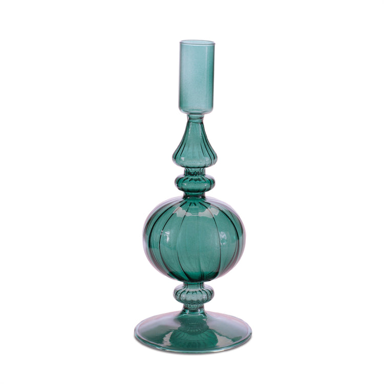 Seaglass Globe Taper Holder - Medium 