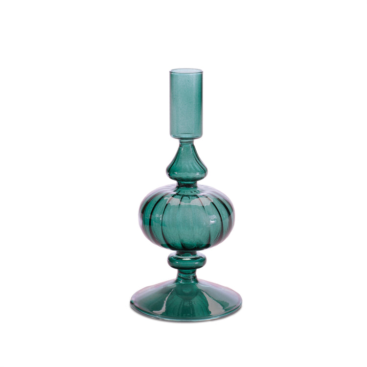 Seaglass Globe Taper Holder - Short 