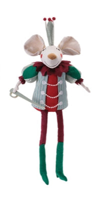 Nutcracker Mouse Plush Ornament