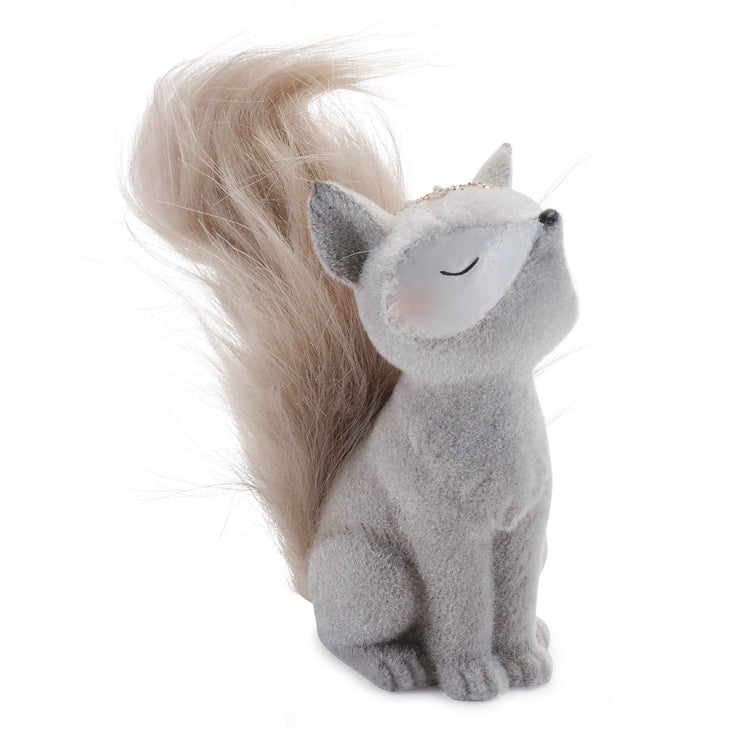 Winter Whisper Fox Figurine
