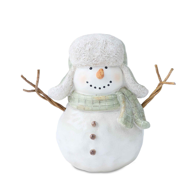 Snowy Woodland Snowman Figurine