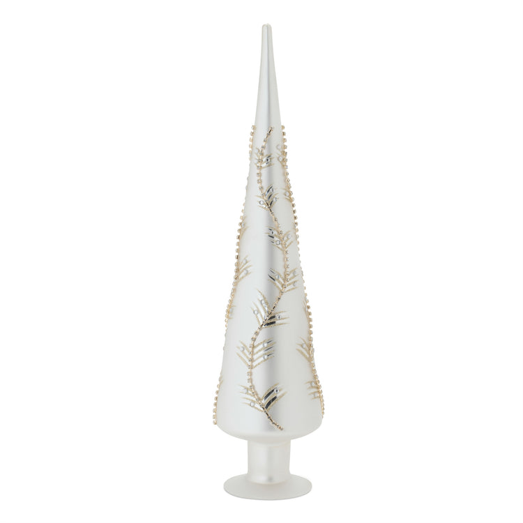 Finial Gold Accented Christmas Tree