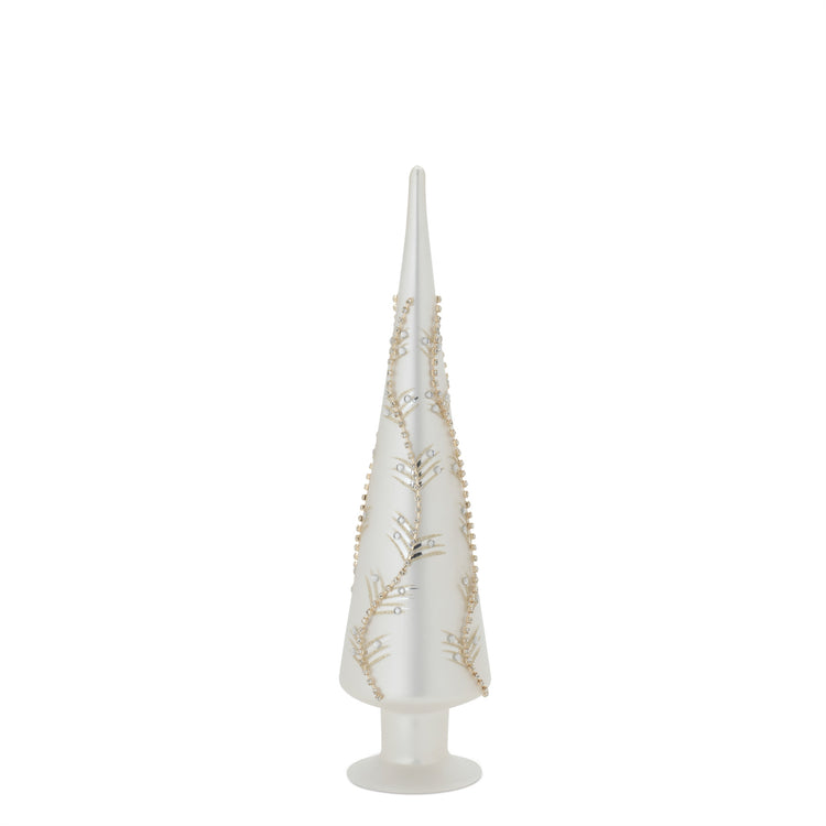 Finial Gold Accented Christmas Tree