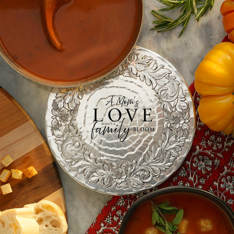 Acanthus Leaf  7" Round Trivet