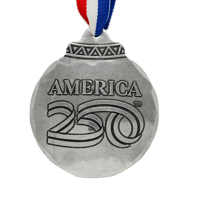 America250 Signature Round Commemorative Ornament (Aluminum) 