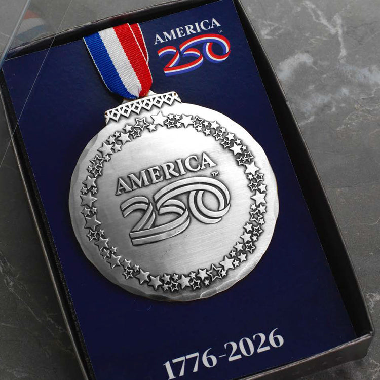 America250 Classic Round Commemorative Ornament (Aluminum) 