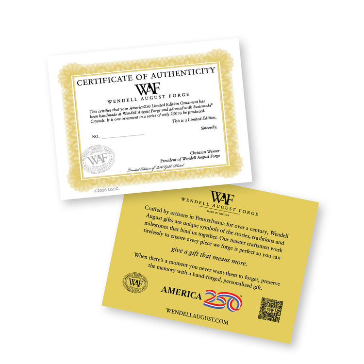 America 250 Certificate of Authenticity
