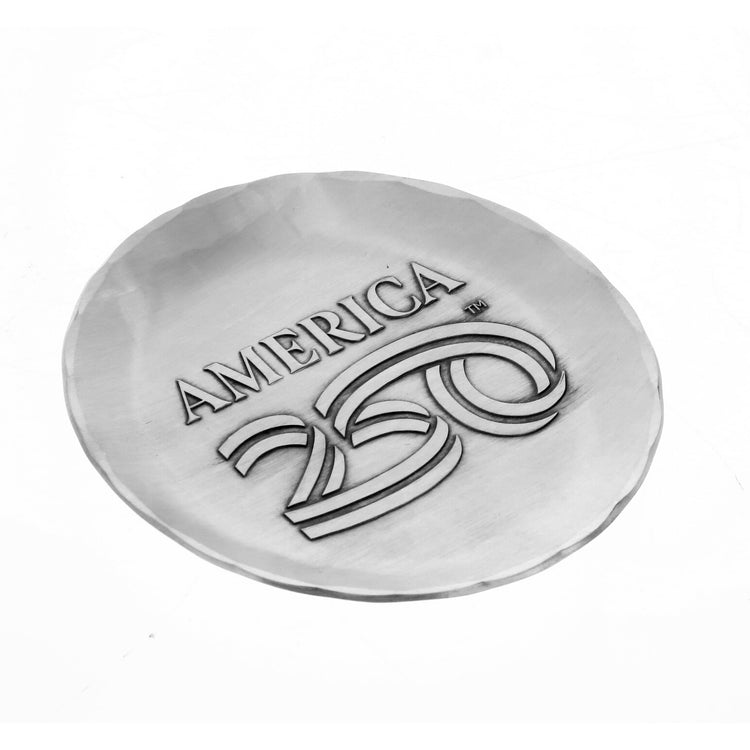 America250 Commemorative Aluminum Coaster Featuring America250 official logo