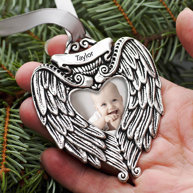 Angel Wing Picture Frame Ornament 