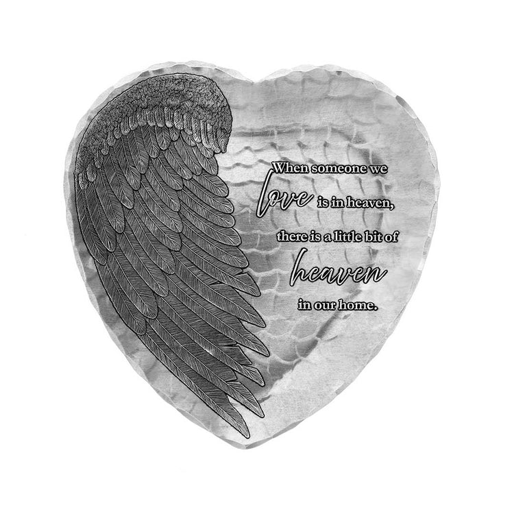 Wings of Love Remembrance Heart Plate