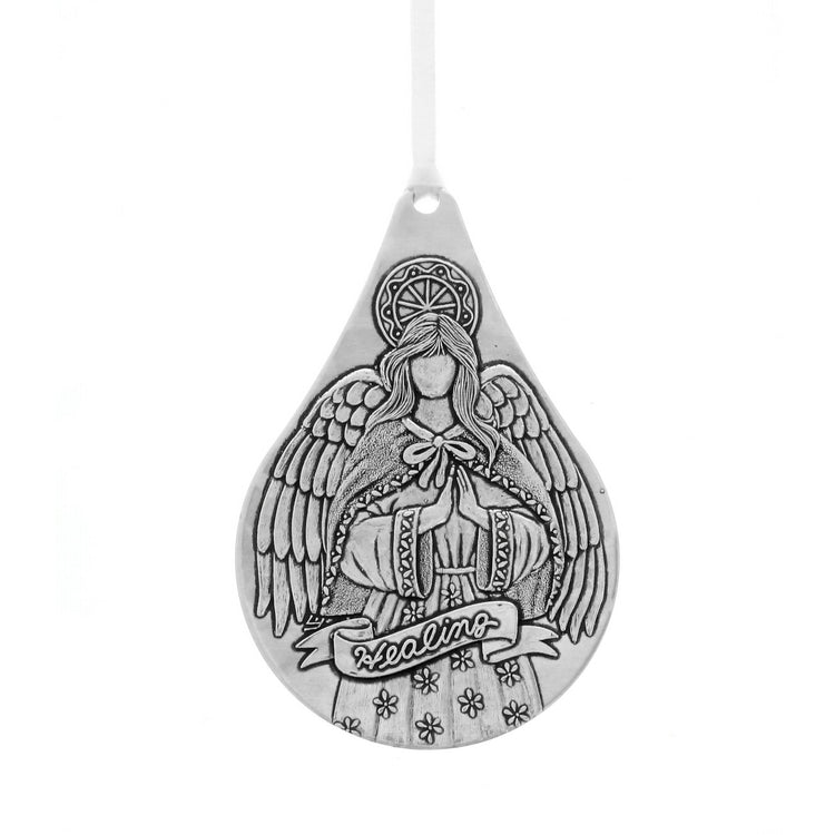 Healing Angel Teardrop Ornament 
