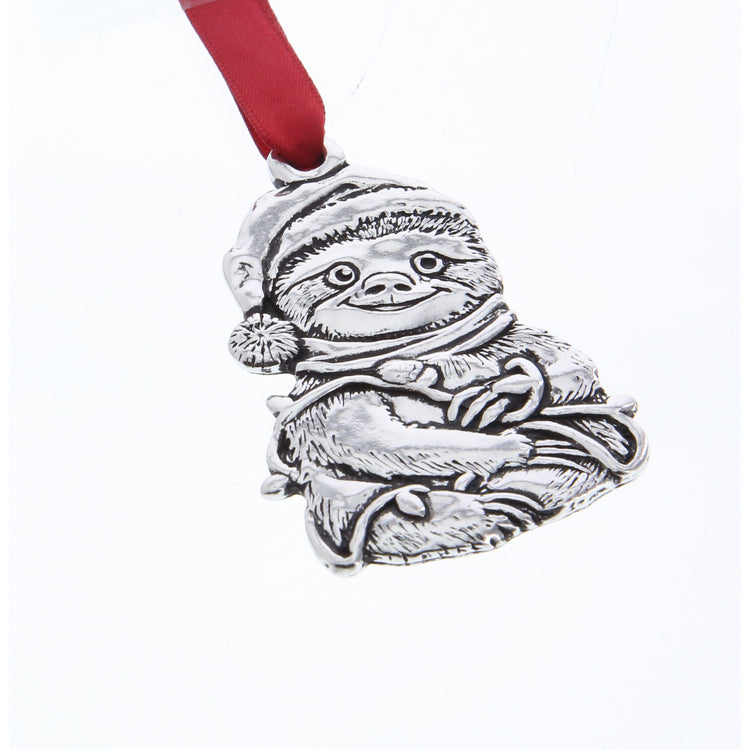 Santa's Slothy Helper Ornament