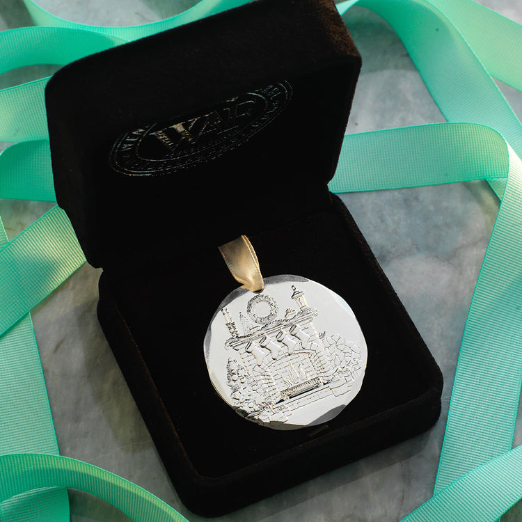 Limited Edition Silver Plated 2026 Annual Ornament - Cozy Christmas Hearth