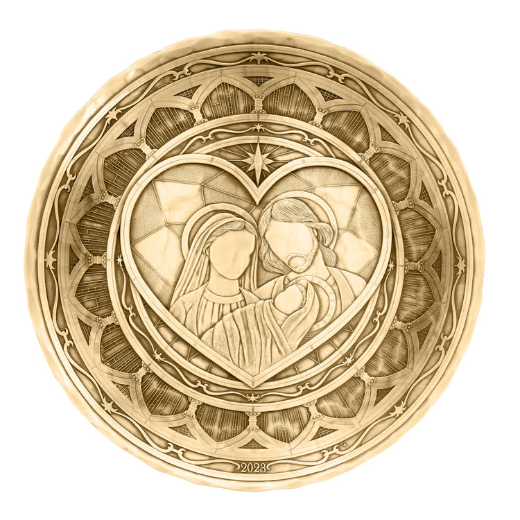 2023 Annual Christmas Plate- Heart of Christmas (Bronze) 