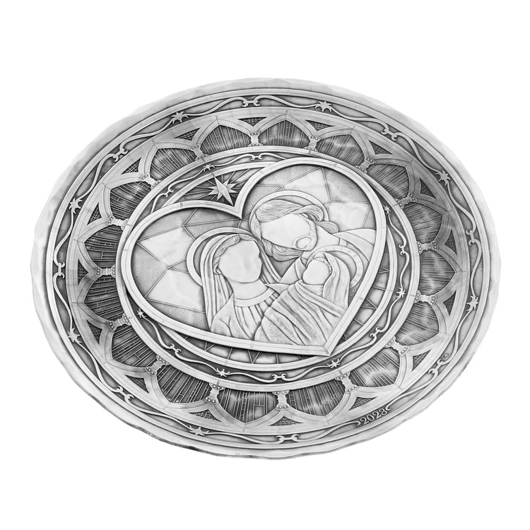 2023 Annual Christmas Plate- Heart of Christmas (Pewter)
