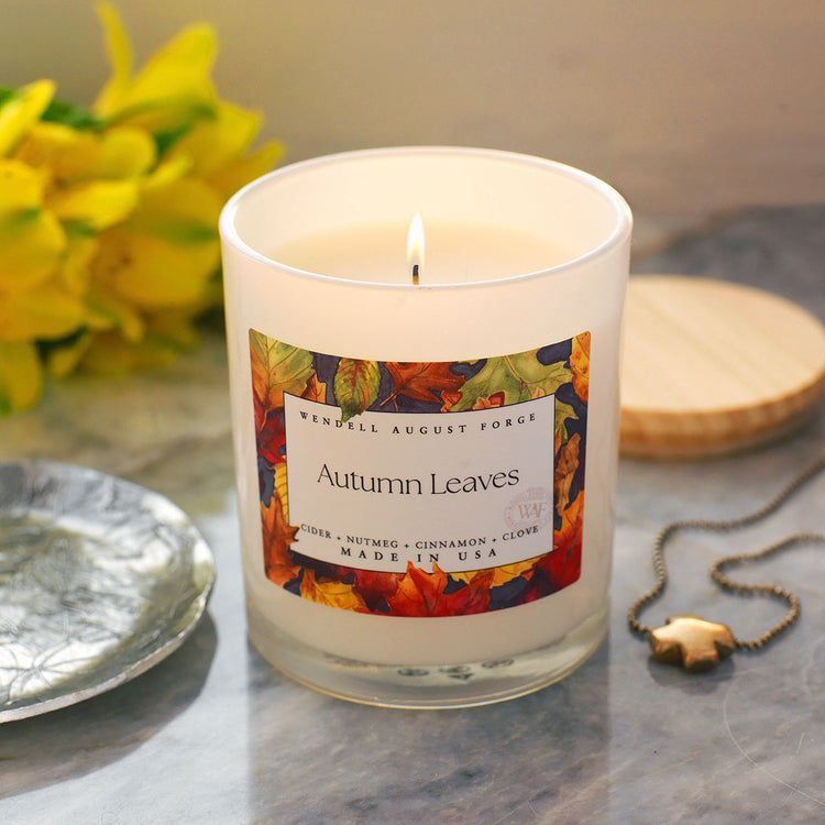 Autumn Leaves Candle Set