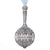 Baby's First Rattle Ornament - Blue - Wendell August Forge