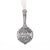 Baby's First Rattle Ornament - White - Wendell August Forge