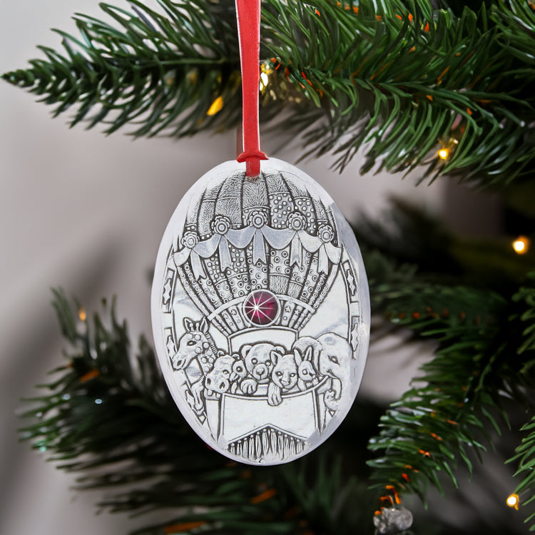 January Baby Balloon Birthstone Ornament