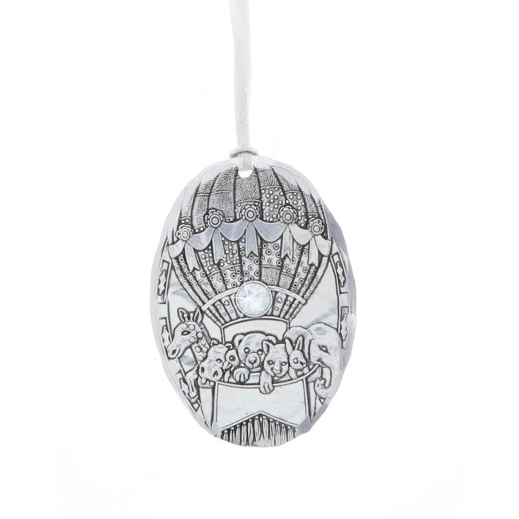 April Baby Balloon Birthstone Ornament