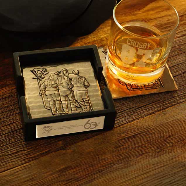 Limited Edition 60 Season Big Three Rocks and Coaster Set