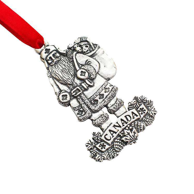 Canada Santa Ornament