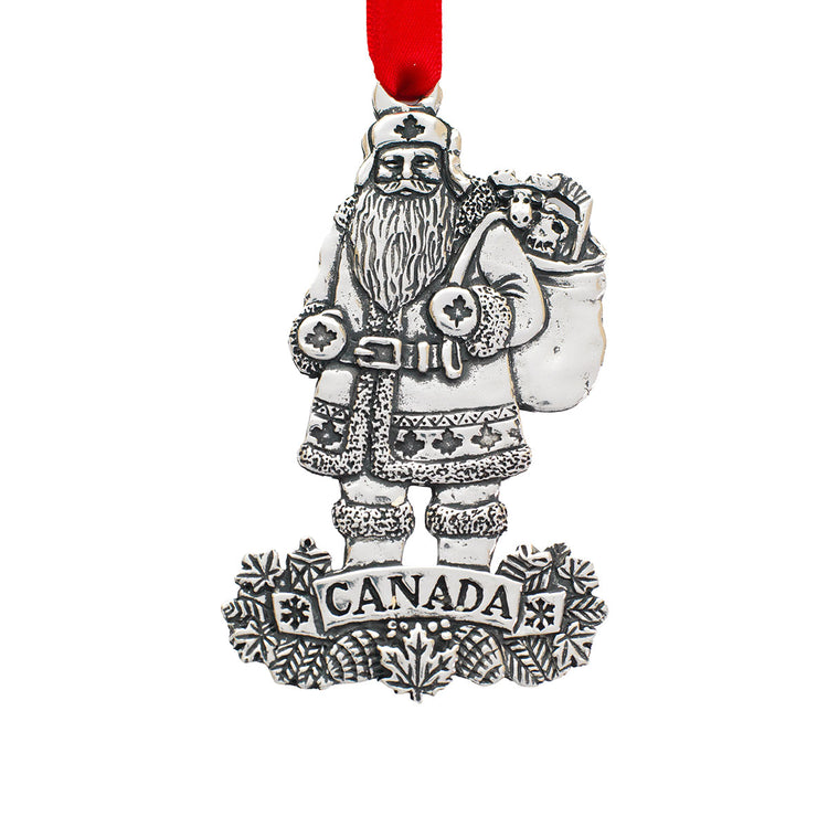 Canada: The Great North Santa Ornament 