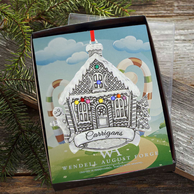 Candy Cane Lane Personalized Gingerbread House Ornament