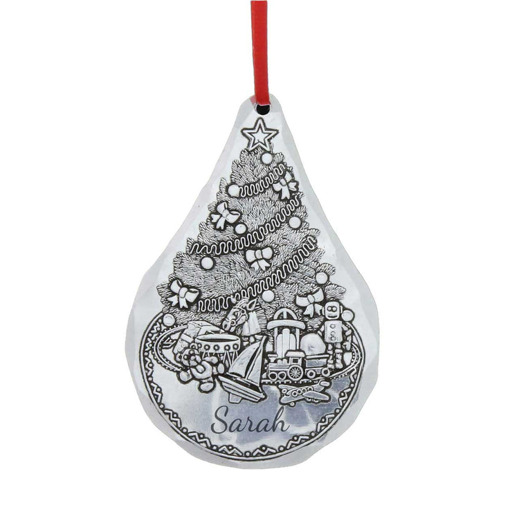Personalized Christmas Tree with Toys Ornament 