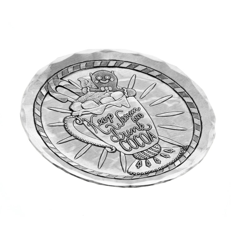 Keep Warm and Drink Cocoa Coaster 