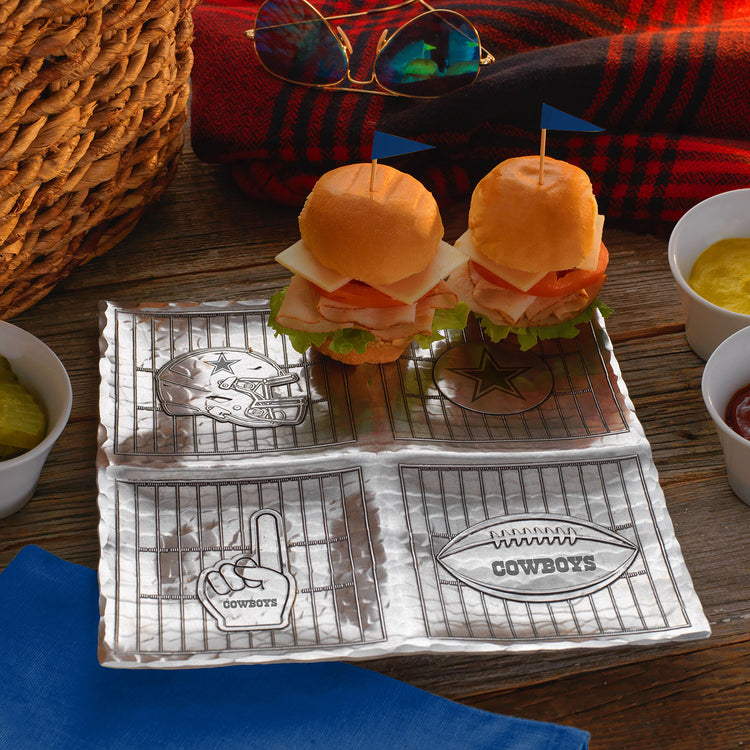 Houston Texans Game Day Quad Serving Tray