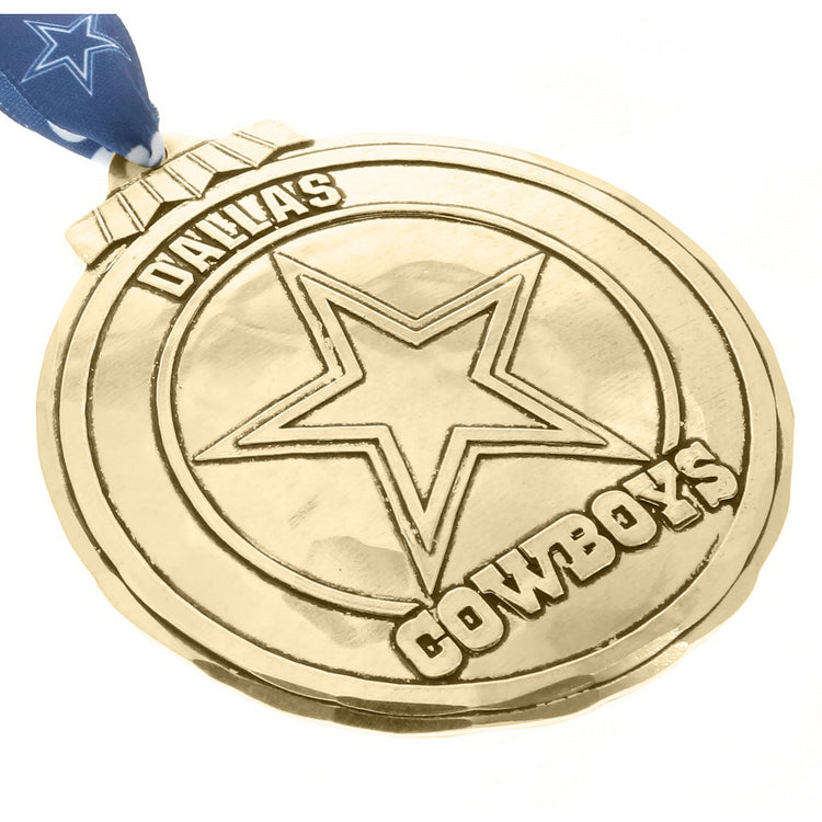 Dallas Cowboys Classic Round Ornament (Bronze) 