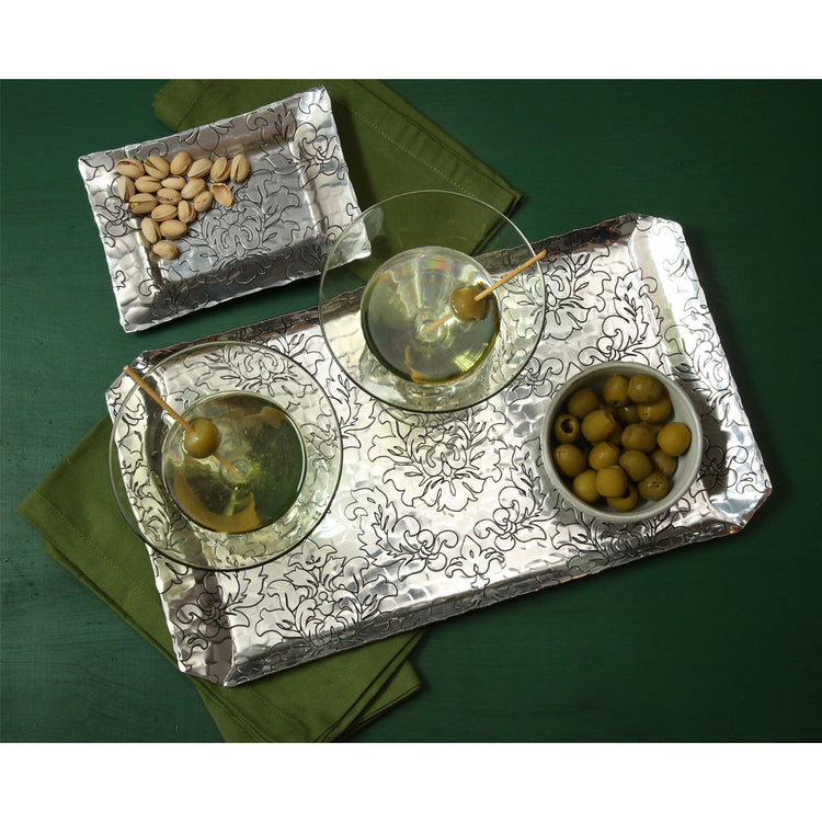 Vintage Damask Hostess Tray - Wendell August Forge