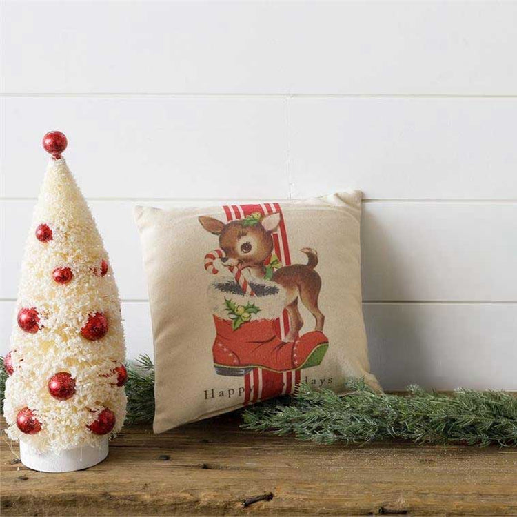 Mini Pillow Vintage Reindeer 