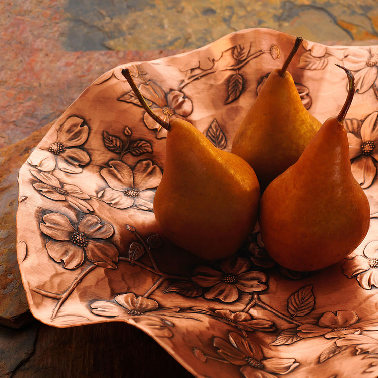 Artist's Reserve Dogwood St. Helena Bowl (Copper)
