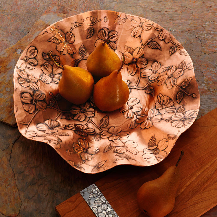 Artist's Reserve Dogwood St. Helena Bowl (Copper)