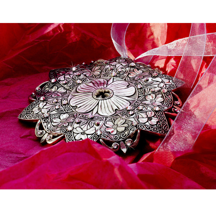 Snow Crystal Dogwood Ornament (Aluminum) 