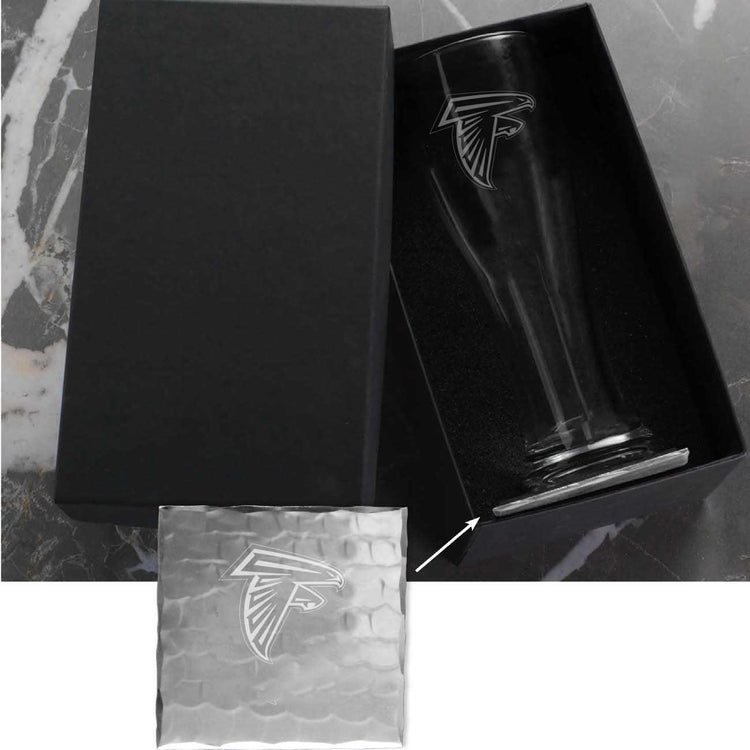 Atlanta Falcons Pilsner and Coaster Gift Set