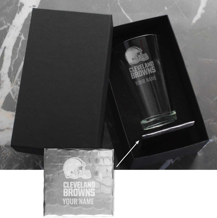 Baltimore Ravens Pint Glass and Coaster Gift Set