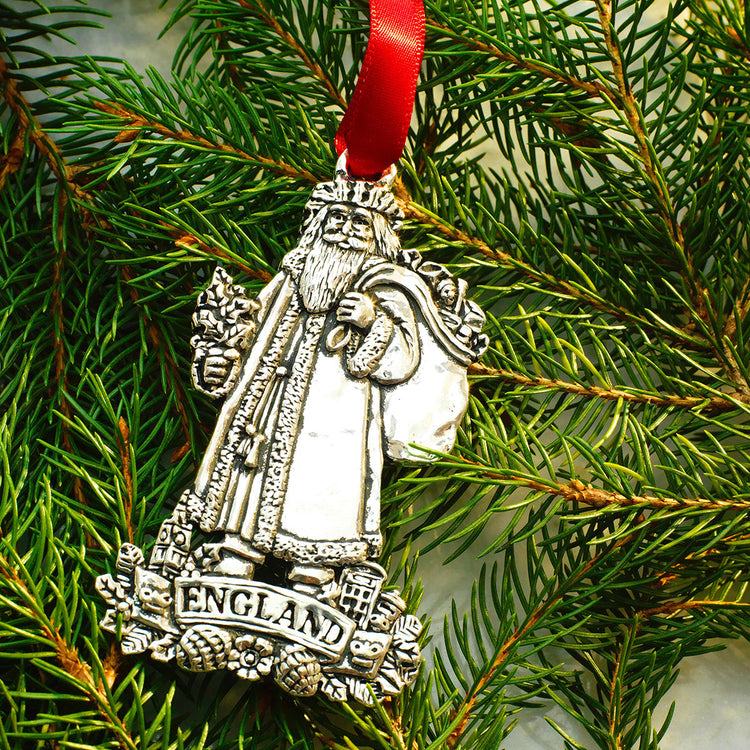 England Father Christmas Ornament 