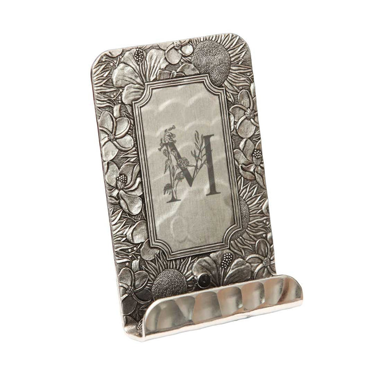 Floral Initial Phone Holder 