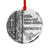 Faith, Hope, Love Christmas Ornament