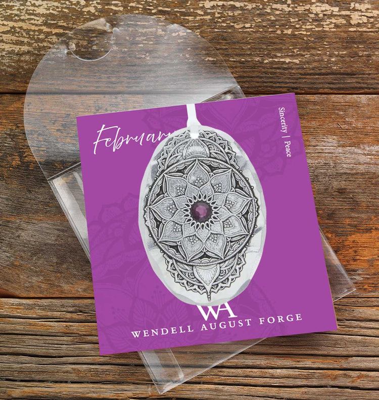 February Birthstone Ornament 