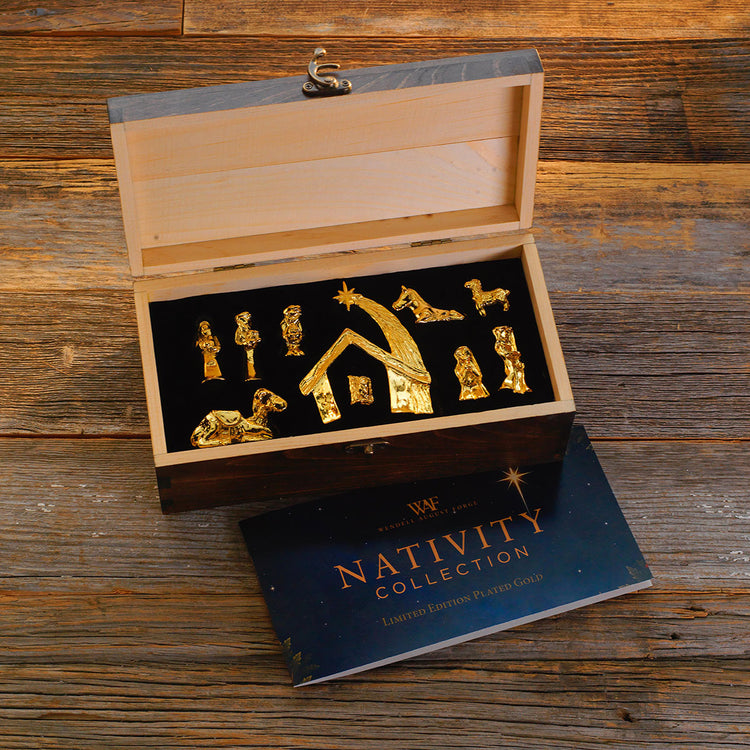 Limited Edition Gold Plated Mini Nativity Sets