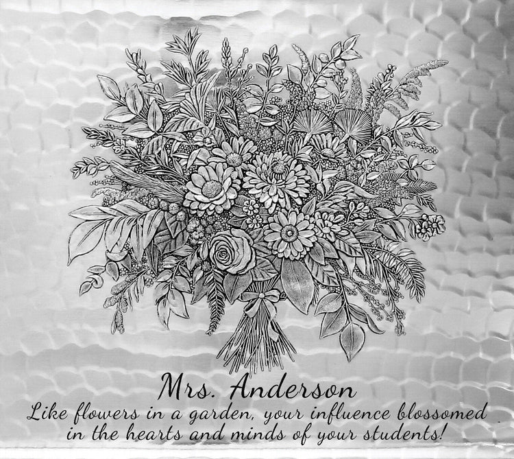 Floral Bouquet Hostess Tray