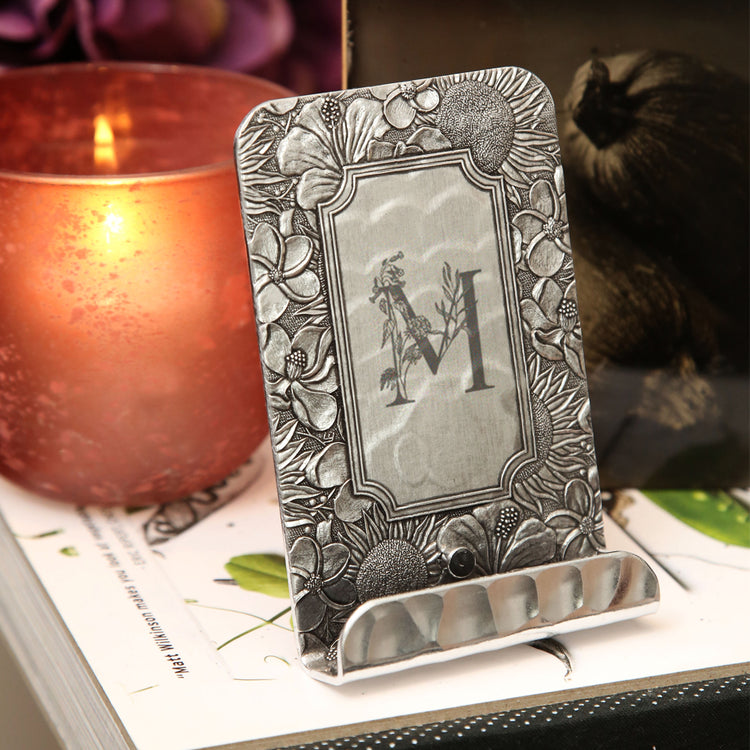 Floral Initial Phone Holder
